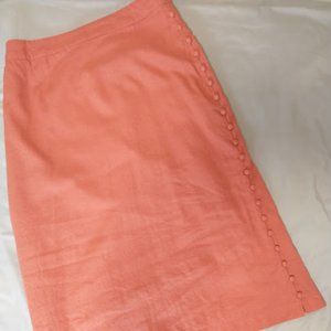 Madewell Linen Skirt SZ 4